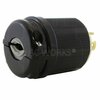Ac Works NEMA L16-20P 3-Phase 20A 480V 4-Prong Locking Male Plug with UL, C-UL Approval in Black ASL1620P-BK